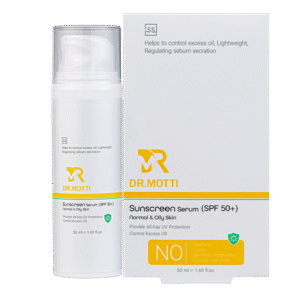 سرم ضد آفتاب بی رنگ پوست نرمال و چرب (+SPF 50) دکتر متی -mahlinbrand (1)